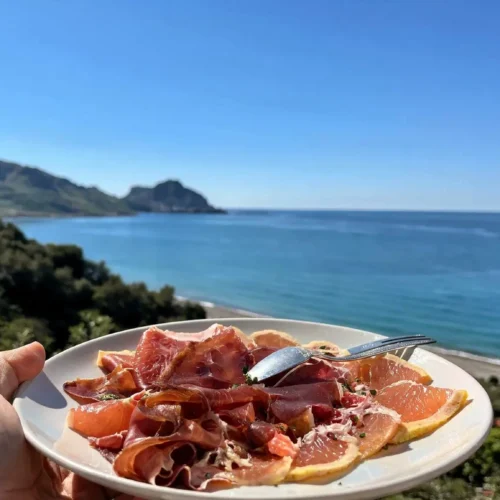 Carpaccio fit di bresaola e pompelmo rosa