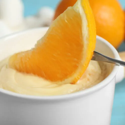 Crema all’Arancia Senza Uova e Latte