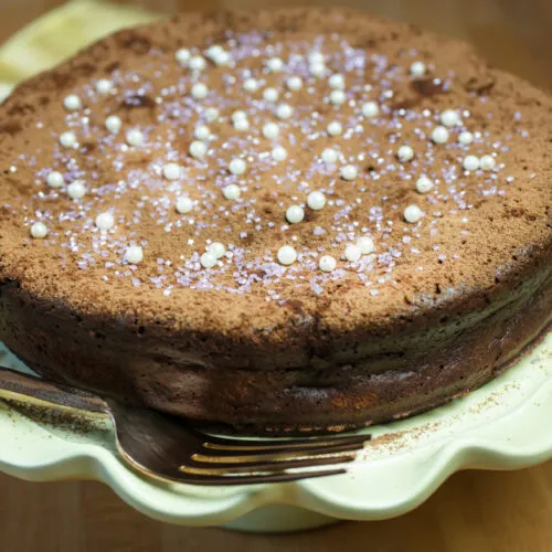Torta tenerina vegan senza grassi