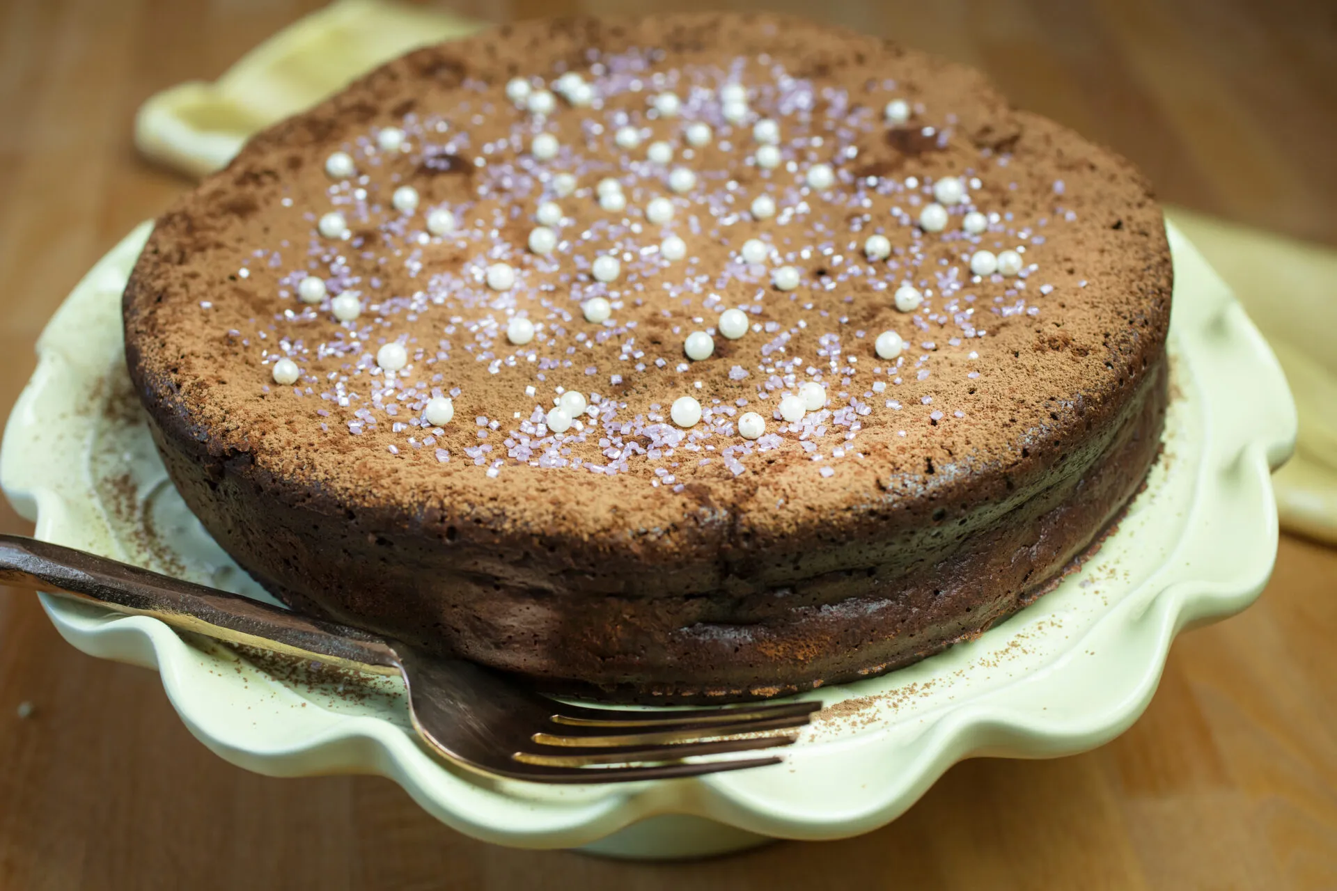 Torta tenerina vegan senza grassi