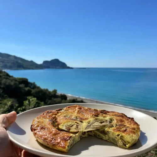 Frittata di carciofi fit al forno