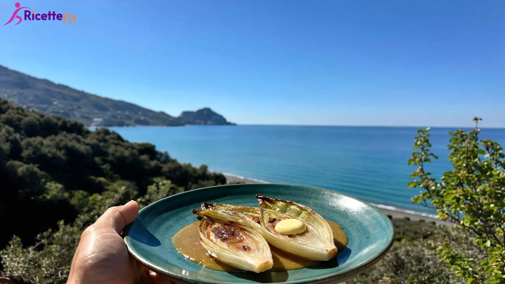 Indivia arrosto al burro e miso