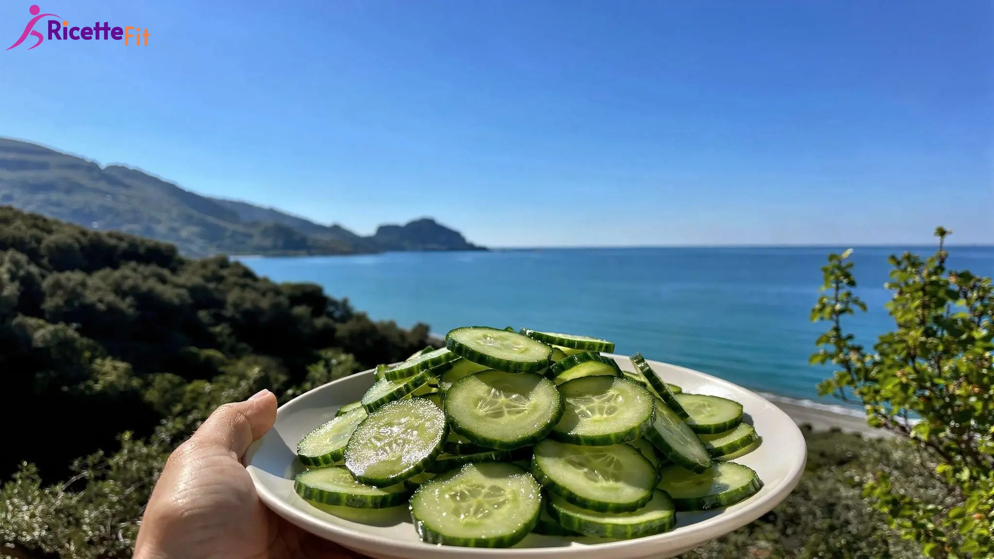 Insalata di cetrioli fresca all’italiana