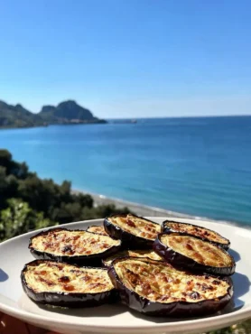 Melanzane al forno leggere e gratinate con vista mare a Cefalù