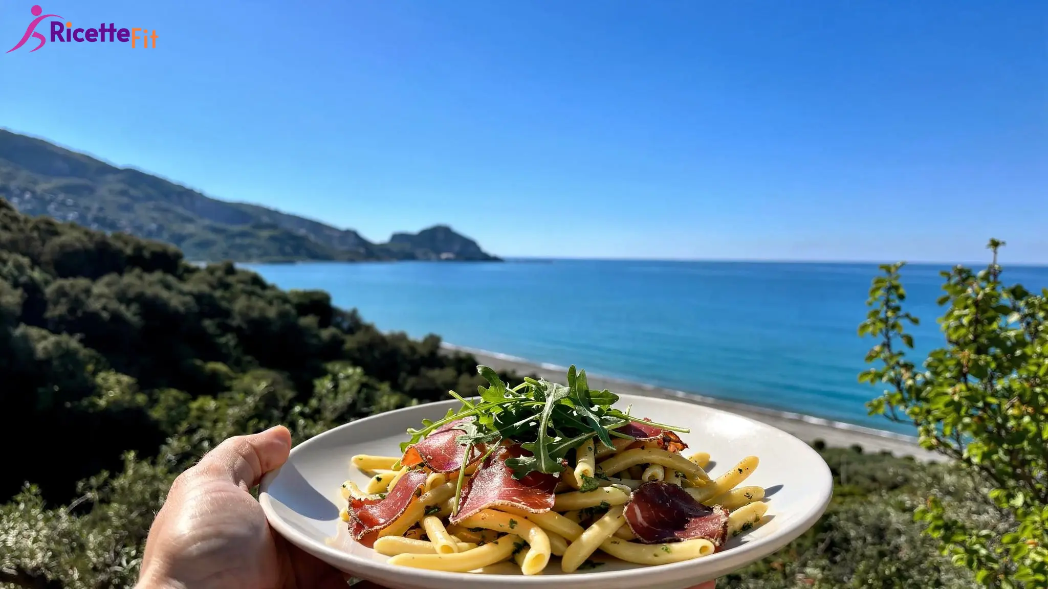 Pasta fredda bresaola e rucola