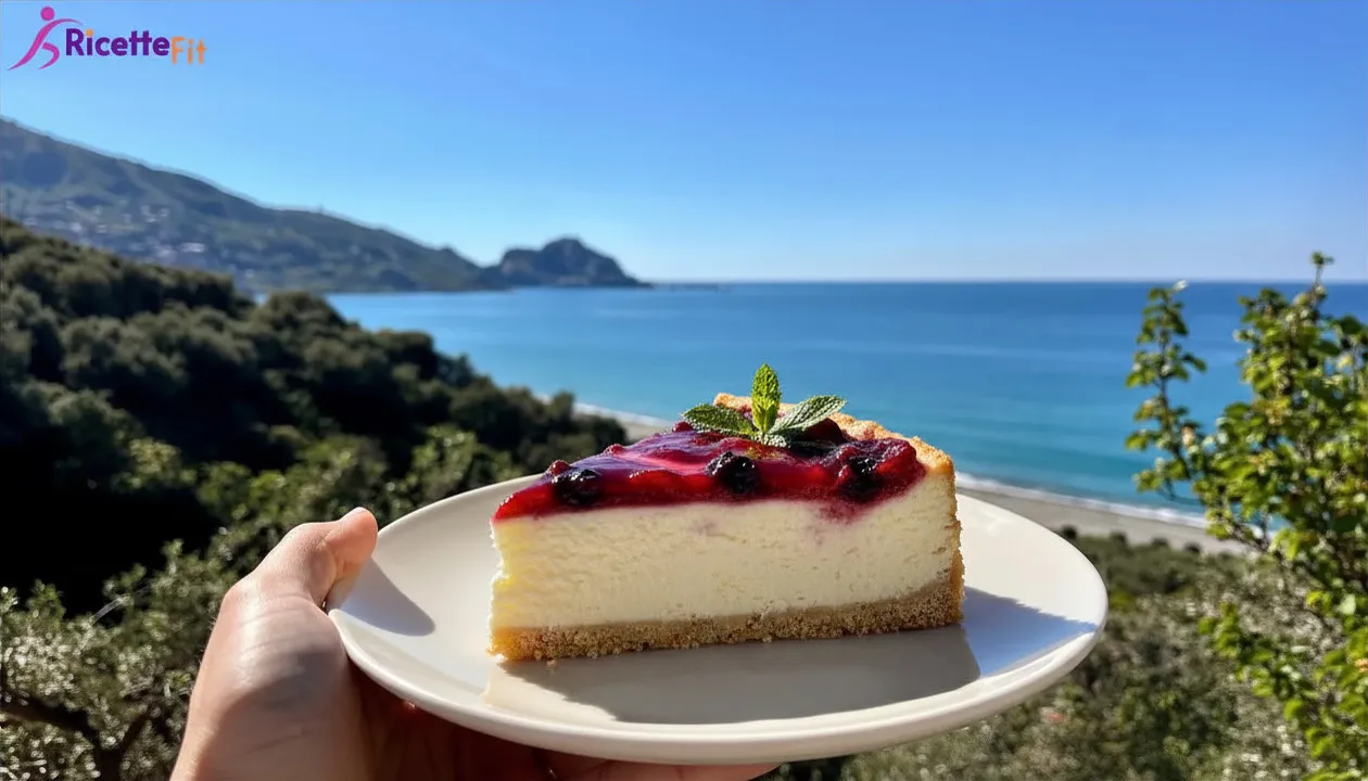 Schiacciata ricotta e marmellata fit