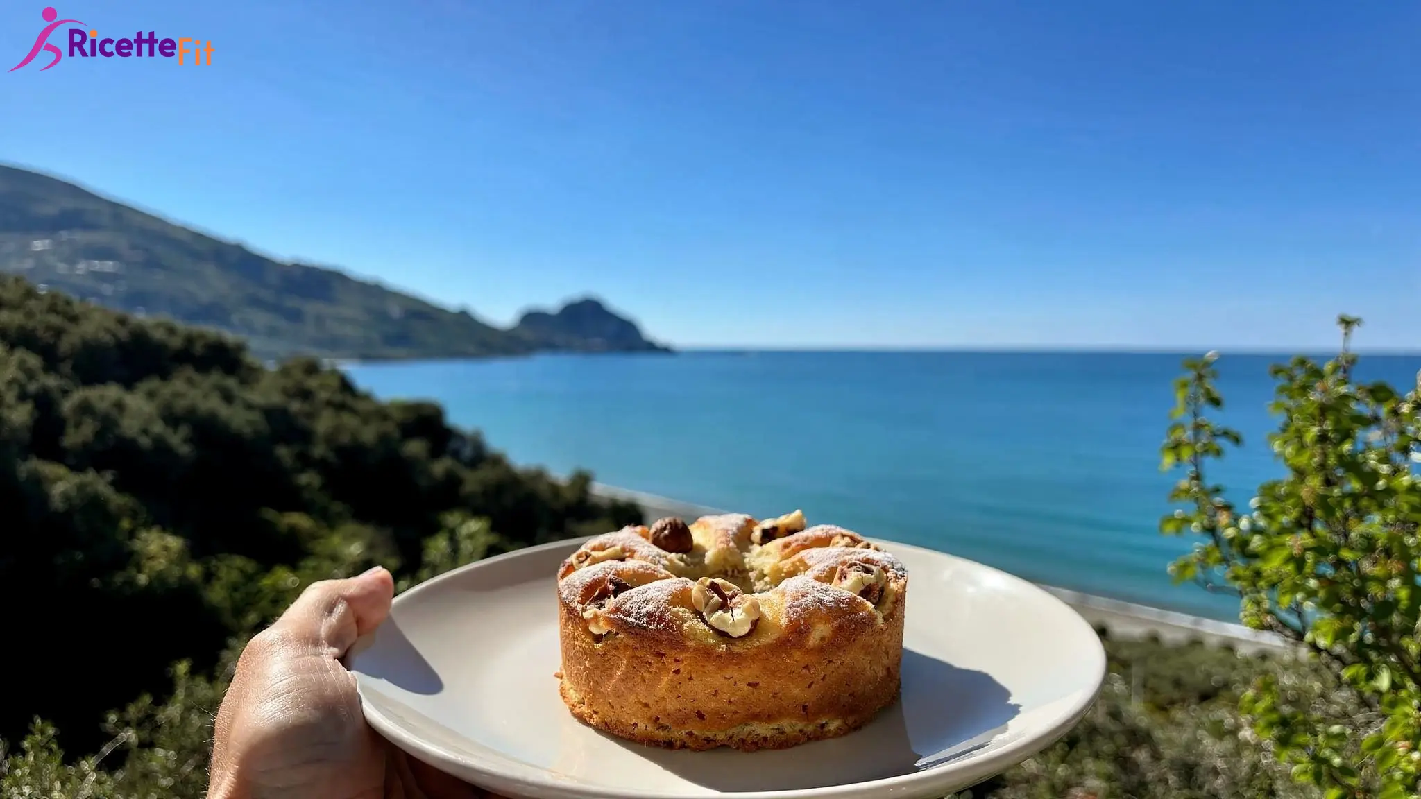 Torta nocciole e pere senza uova