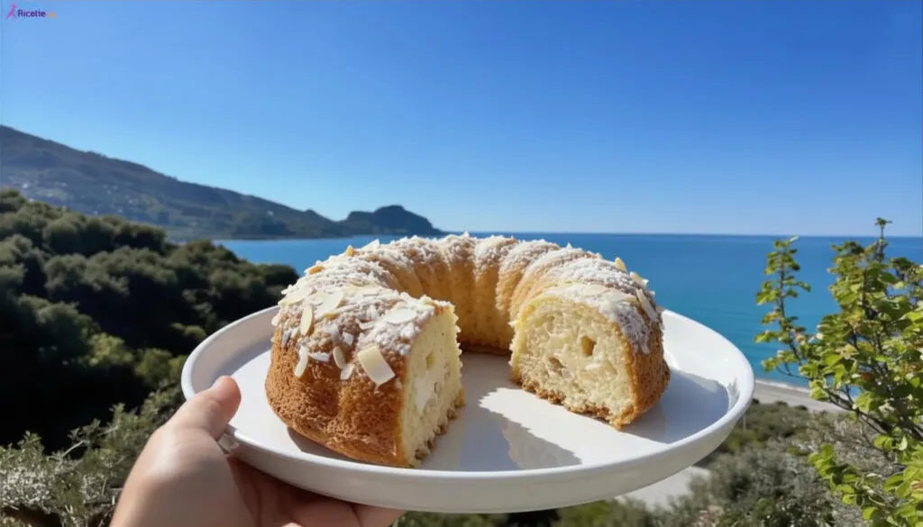 Ciambella bounty con cocco light vista mare a Cefalù