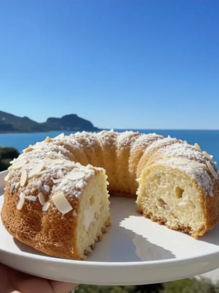 Ciambella bounty con cocco light vista mare a Cefalù