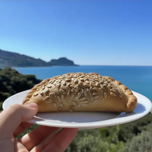 Sofficini integrali al forno con pomodoro, mozzarella light e semi di girasole