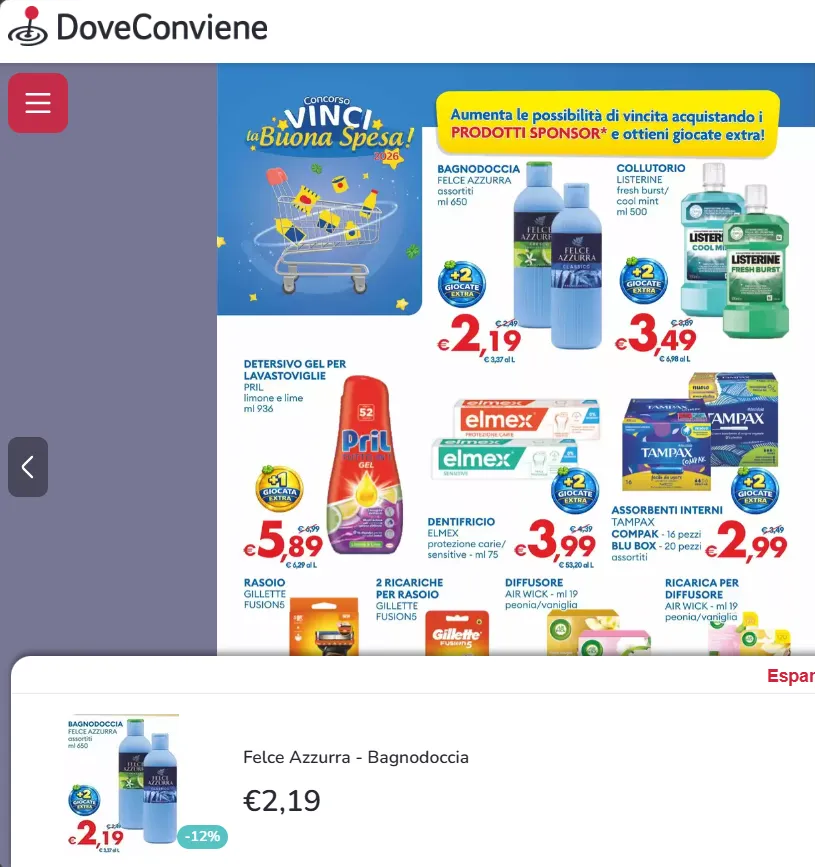Come risparmiare al supermercato - doveconviene.it 2x1