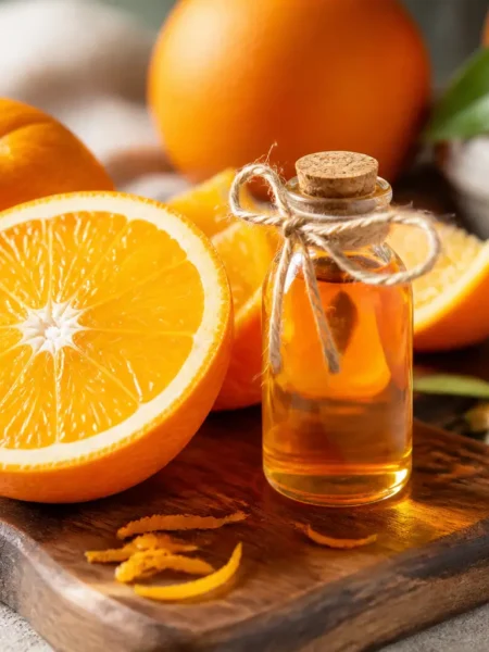Aroma all’arancio fai da te con arance biologiche e scorze