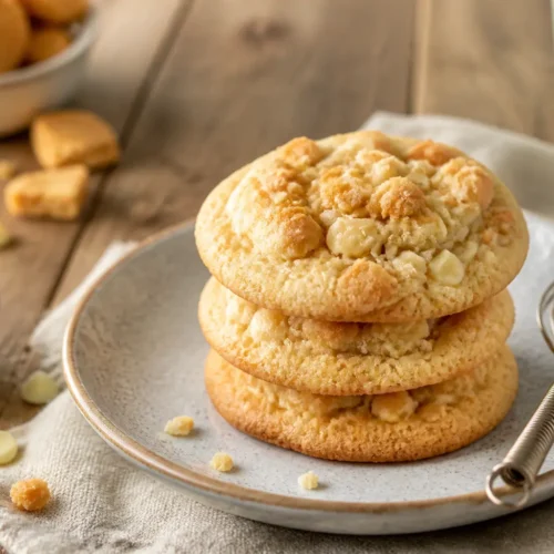 Banana Cookies Fit con Gocce di Cioccolato Bianco