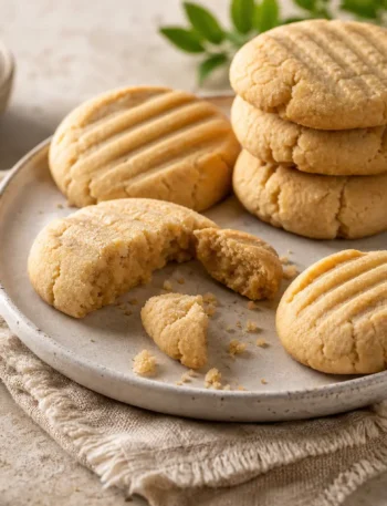 Biscotti al burro d’arachidi light con farina di avena