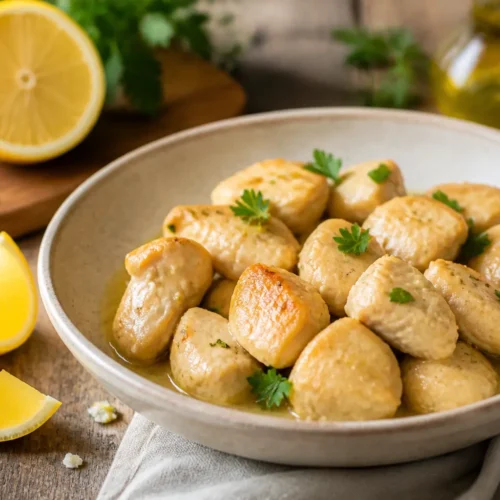 Bocconcini di pollo al limone