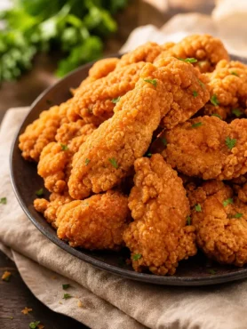 Bocconcini di pollo croccanti fit con salsa alla senape
