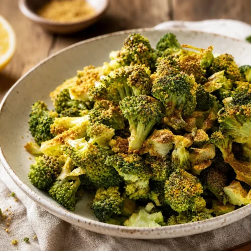 Broccoli speziati al forno