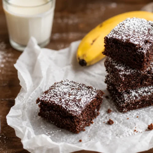 Brownies alla banana paleo 60 kcal