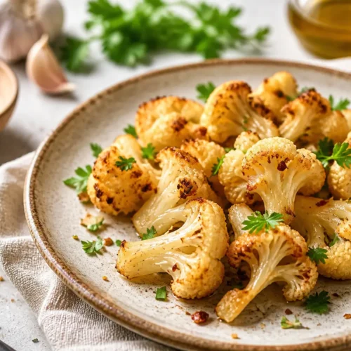 Cavolfiore arrosto con paprika e limone