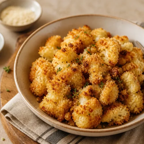 Cavolfiore cremoso gratinato