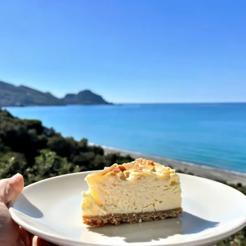 Cheesecake senza zucchero e burro