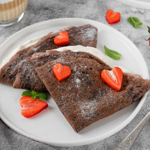 Crêpes vegan fit al cacao