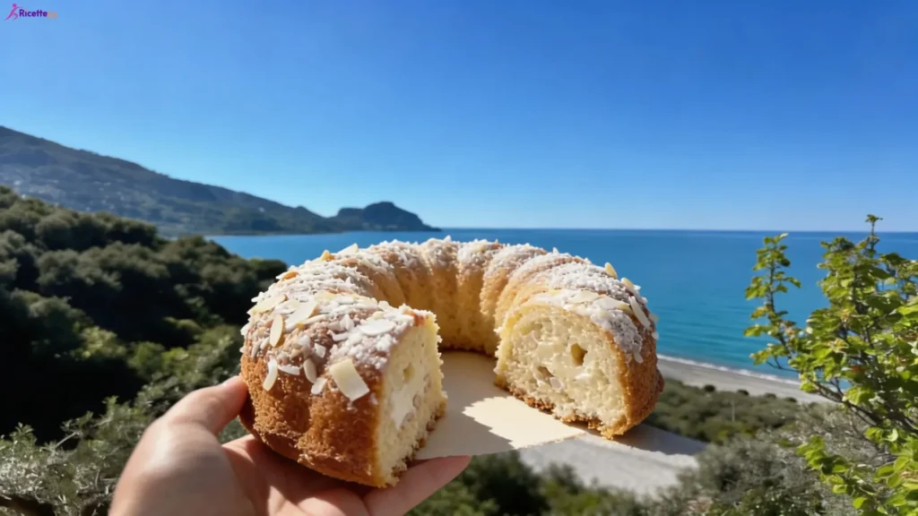 Ciambella bounty con cocco light vista mare a Cefalù