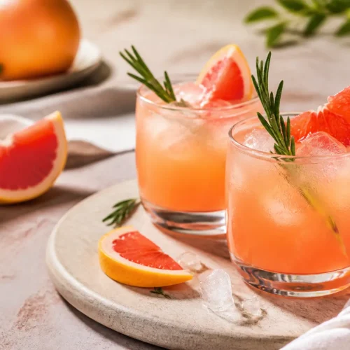 Cocktail rinfrescante pompelmo e rosmarino