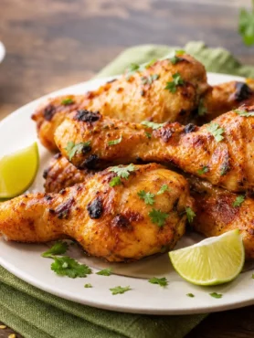 Cosce di pollo alla messicana fit con lime e coriandolo