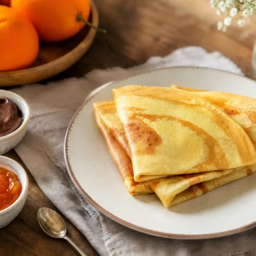 Crêpes light con yogurt greco