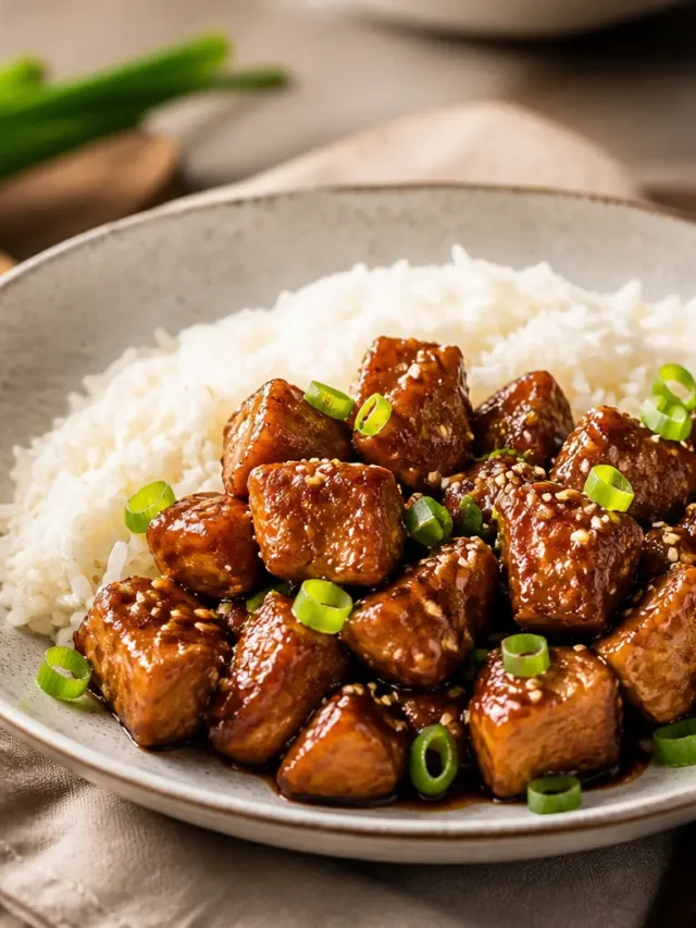 Riso con pollo teriyaki light con sesamo e cipollotto