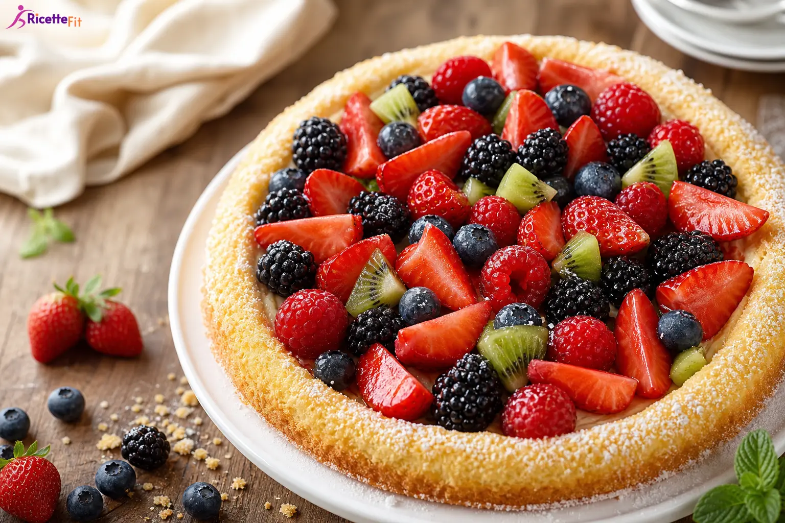 Crostata di frutta senza glutine