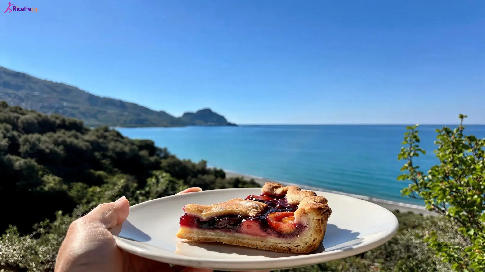 Crostata vegana e integrale ai frutti rossi