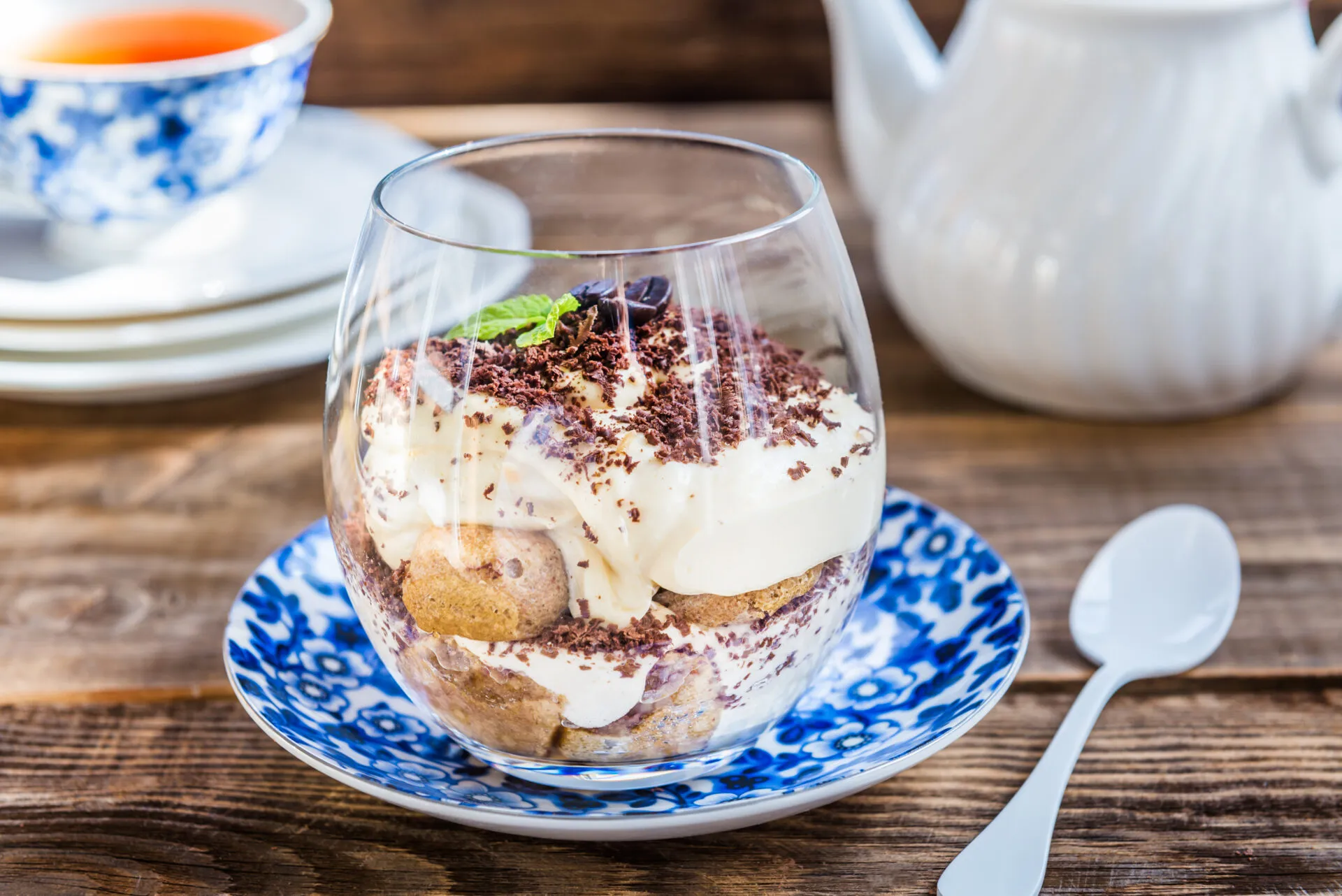 Tiramisù allo yogurt fit con cacao