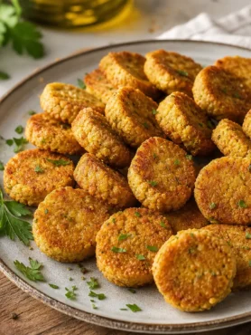 Falafel light al forno con salsa allo yogurt greco