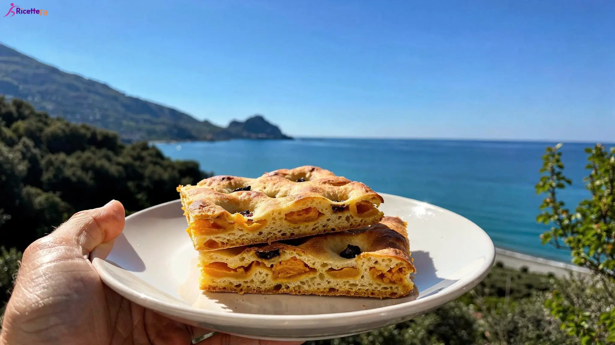 Focaccia alla zucca senza impastare