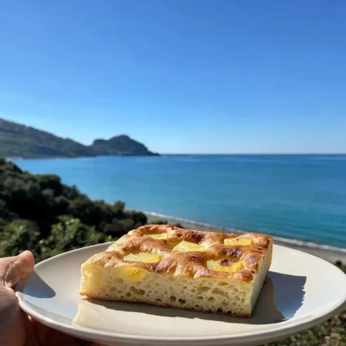 Focaccia veloce all’ananas senza grassi