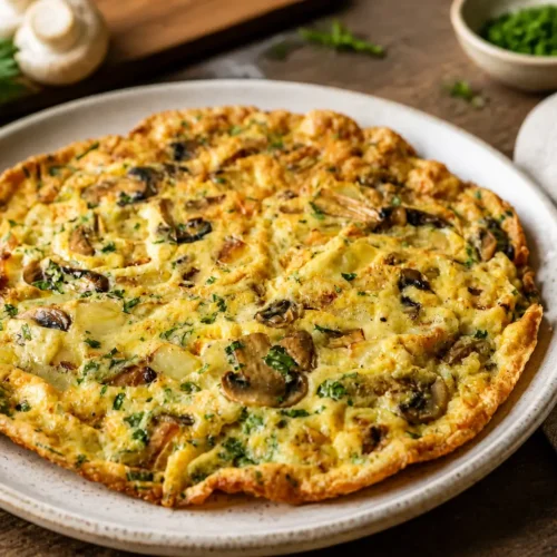 Frittata rustica ai funghi