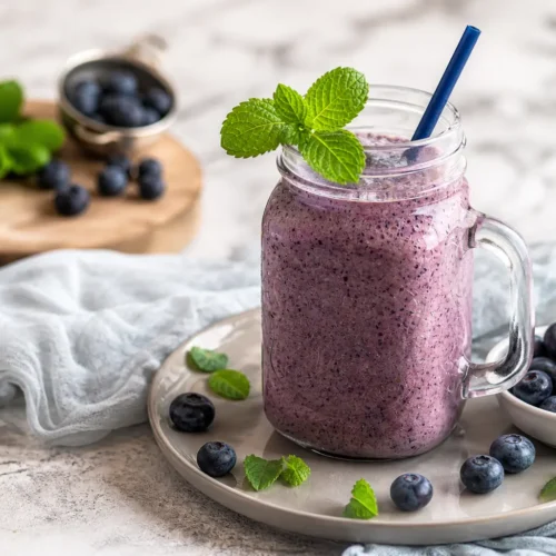 Frullato ai mirtilli fit