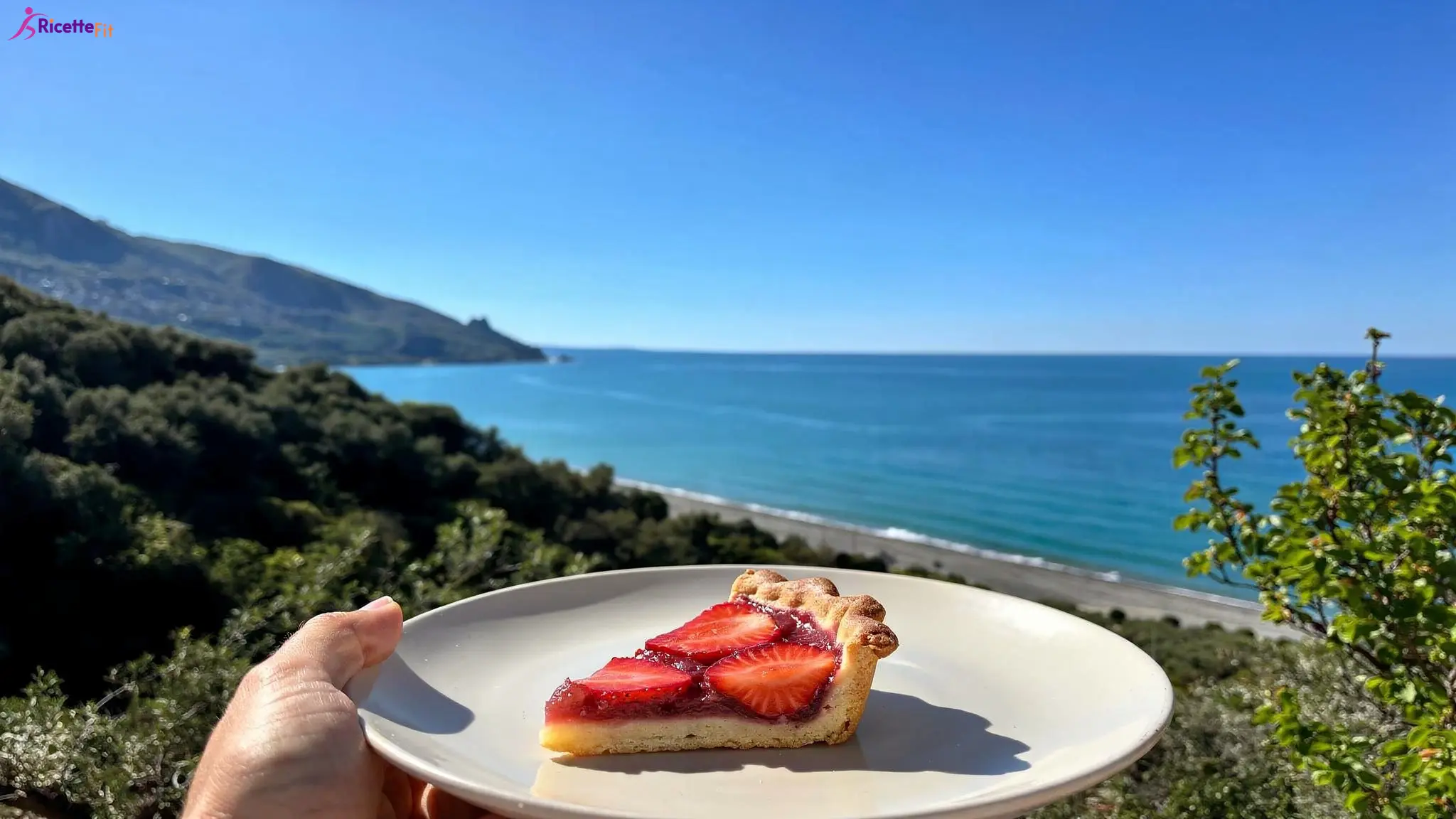 Galette fit alle fragole senza uova e senza latte