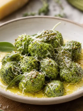 Gnocchi di ricotta light e spinaci con salvia e Parmigiano
