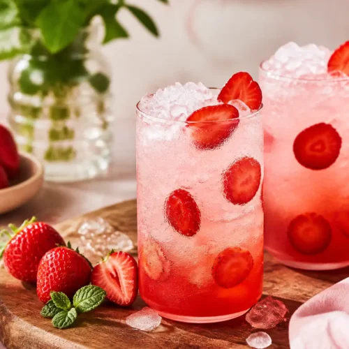 Infuso di fragola e lime