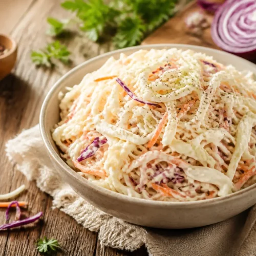 Insalata di cavolo cappuccio con yogurt
