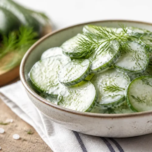 Insalata di cetrioli allo yogurt