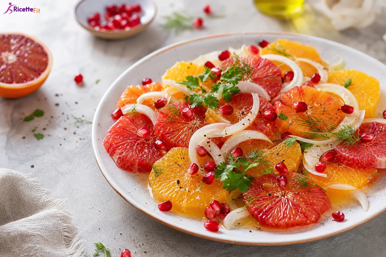Insalata di finocchi agrumati