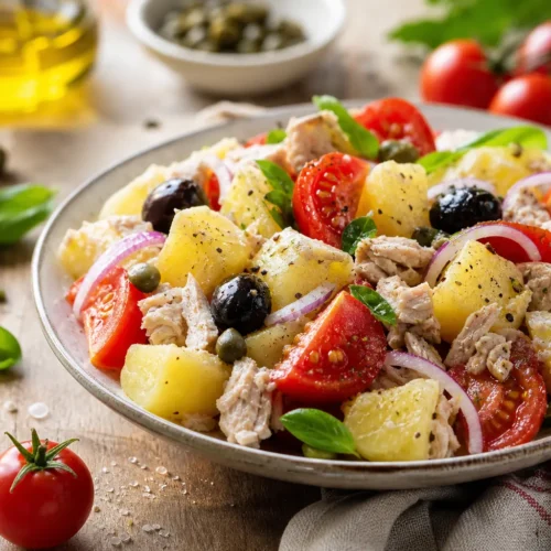 Insalata di patate eoliana