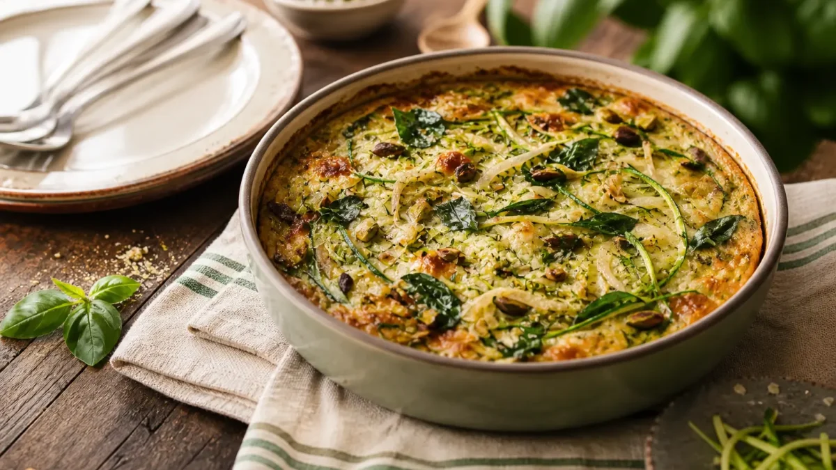 Lasagna fit con zucchine e ricotta light in pirofila