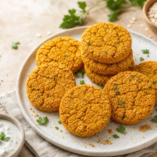 Medaglioni di lenticchie e carote
