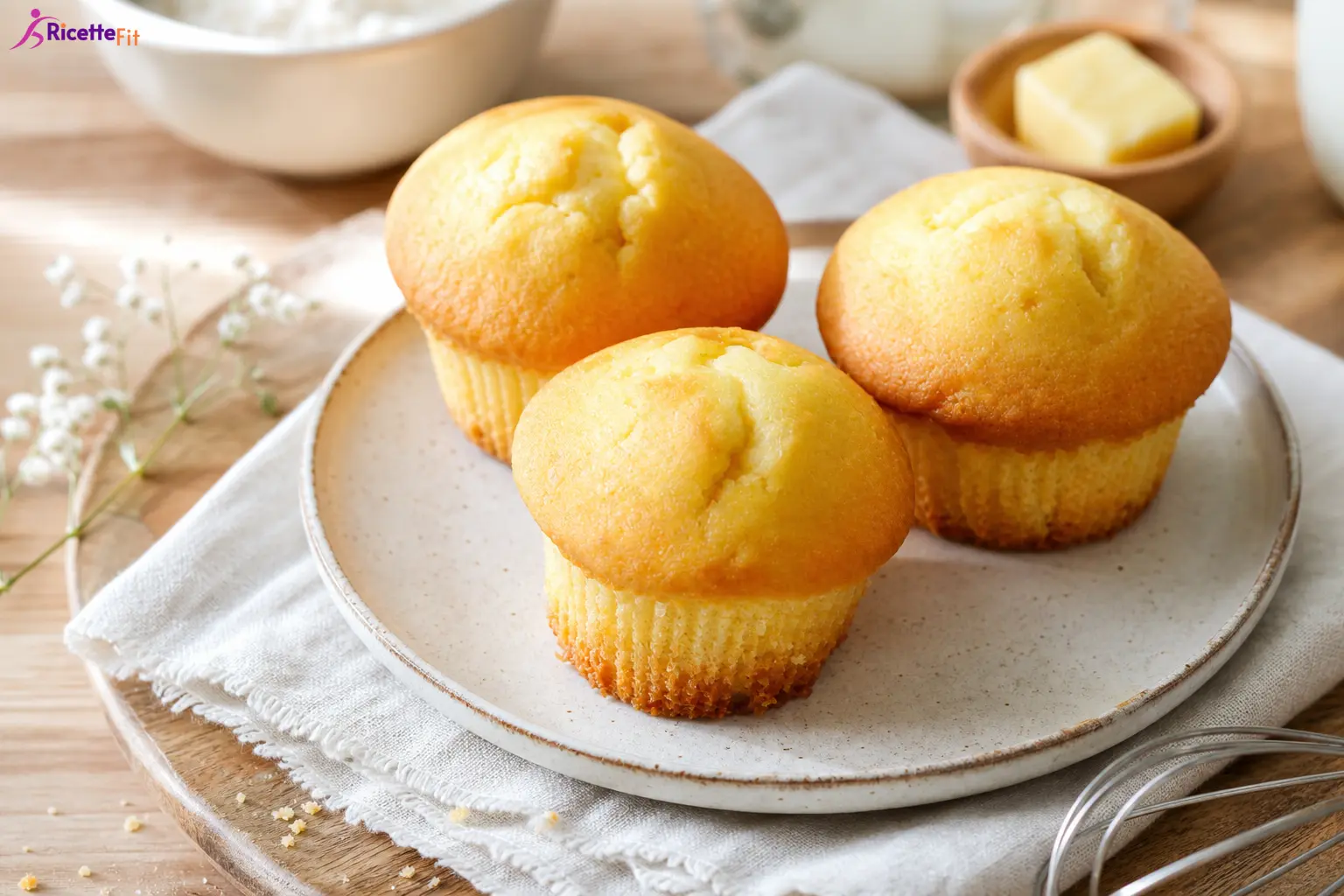Muffin senza burro allo yogurt
