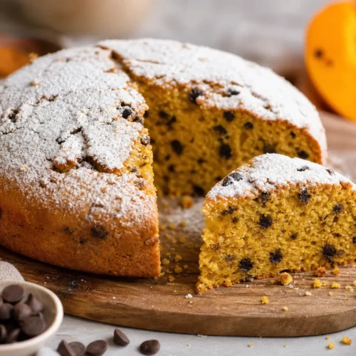 Nuvola di albumi al cacao e zucca